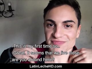 Young Amateur Gay Spanish Latino Twink Stranger Paid To Fuck And Blow Straight Guy POV